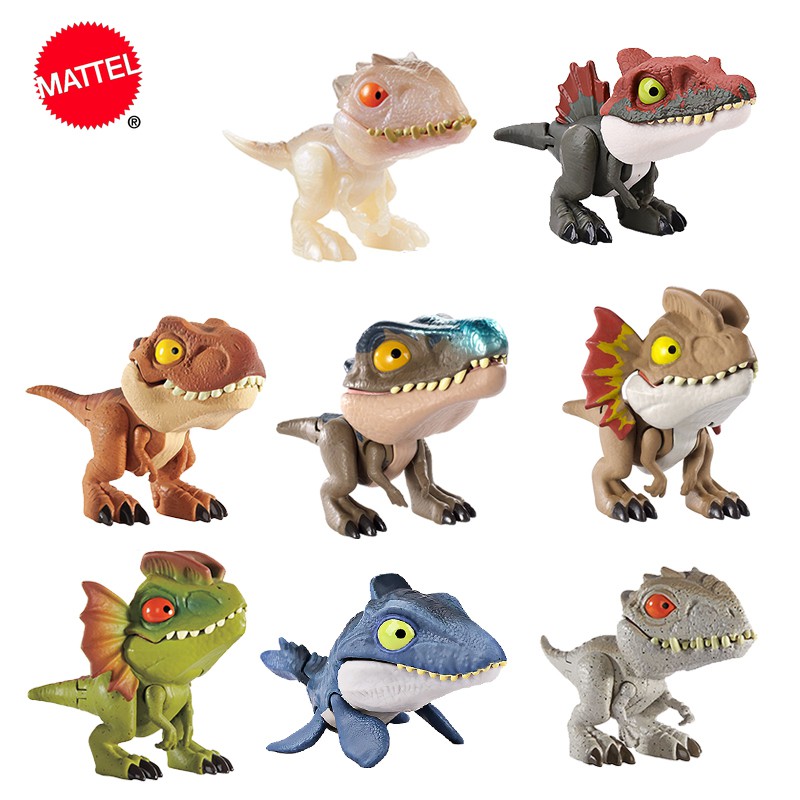✅Mô hình khủng long Mattel mini " Snap Squad"