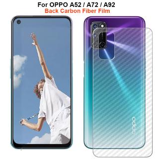 Oppo A92 A52 A72 A12 A91 A31 A9 A5 2020 Reno 3 2 Pro 2F 2Z F11 F9 Pro A5s A3s Miếng dán bảo vệ màn hình bằng sợi Carbon