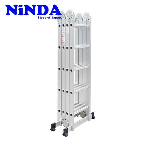 Thang nhôm gấp khúc chữ M Ninda ND-405C