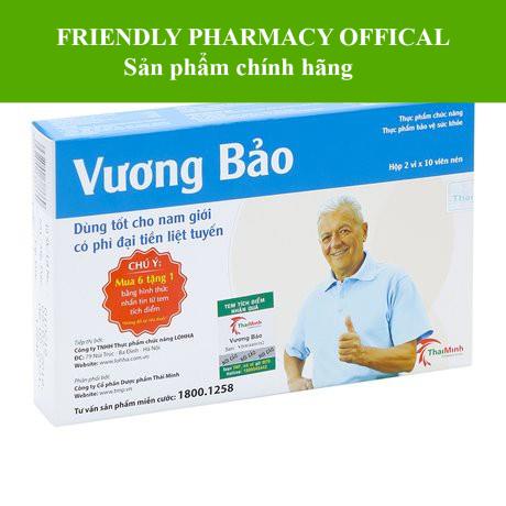 {Mới} VƯƠNG BẢO – HỖ TRỢ GIẢM KÍCH THƯỚC TUYẾN TIỀN LIỆT, NGĂN NGỪA U XƠ TIỀN LIỆT TUYẾN
