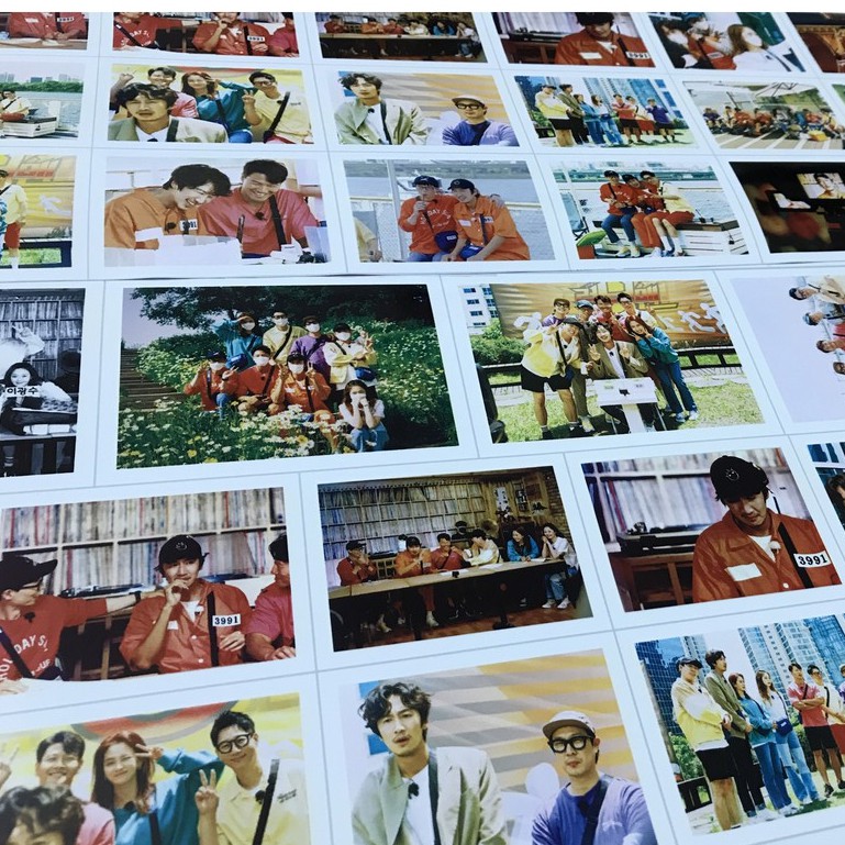 Set POSTCARD RUNNING MAN Lee Kwang Soo 3991 lưu niệm trang trí , decor tường phòng (tặng kèm sticker dán)