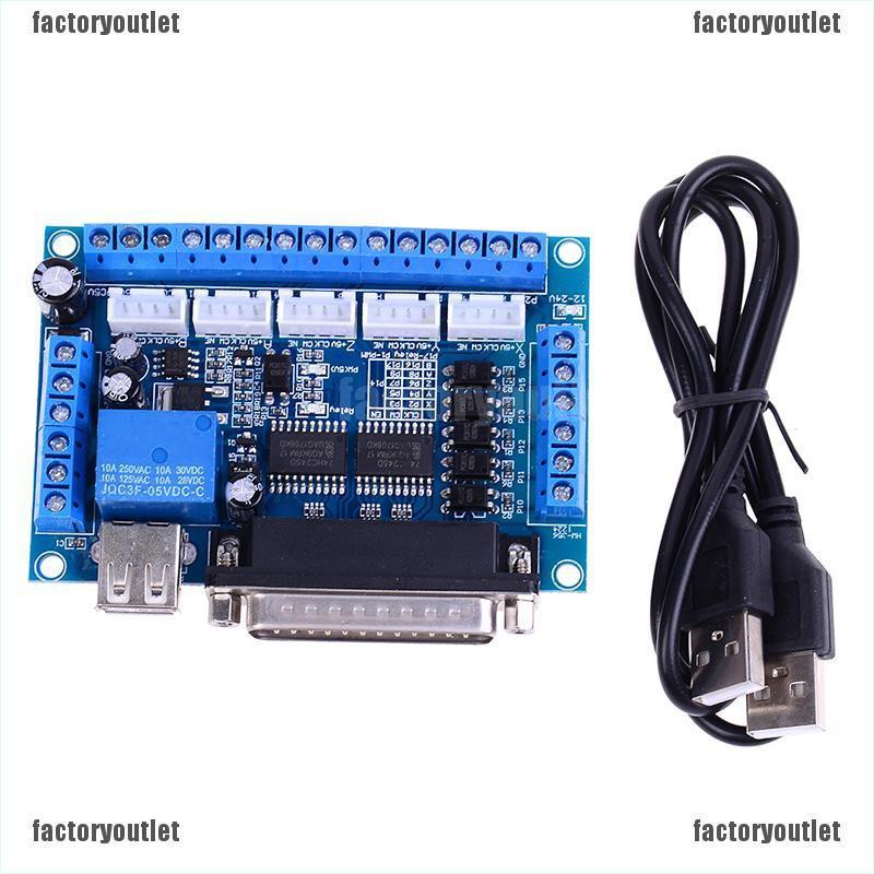 {factoryoutlet} MACH3 CNC 5 axis interface breakout board for stepper motor driver CNC mill adover