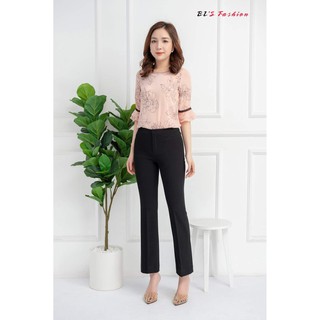 Quần ống loe công sở túi vuông