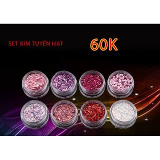 SET KIM TUYẾN HẠT 8 MÀU (PK NAIL)