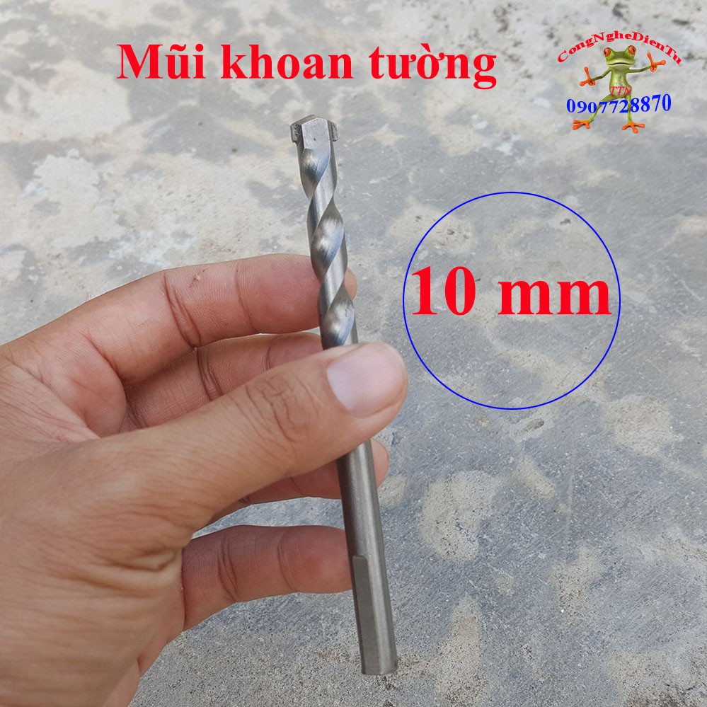 Mũi khoan tường 10 mm  Mũi khoan tường 10 mm Mũi khoan tường 10 mm