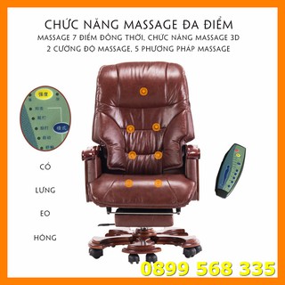 Ghế Giám Đốc Cao Cấp, Ghế Chủ Tịch Dành Cho Lãnh Đạo Có Kèm Massage 7 Điểm