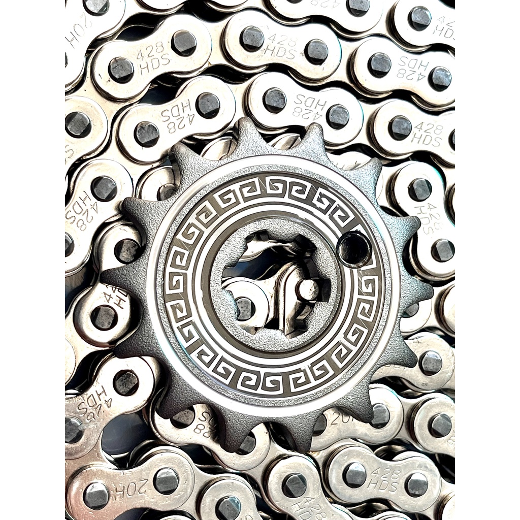 Nhông Sên Dĩa Sirius Fi Hiệu Phoenix (Dĩa nhôm 7075+ Sên 428HDS)