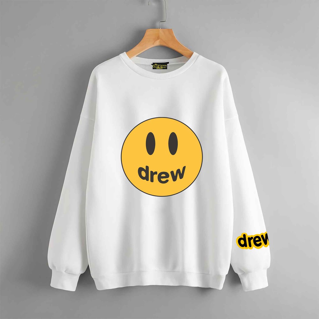 Áo sweater nỉ fury in hình drew form rộng nam nữ dáng unisex | BigBuy360 - bigbuy360.vn