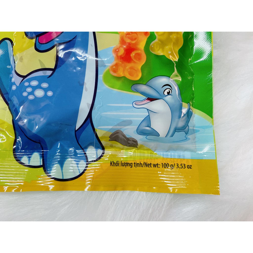 Kẹo Dẻo Jelly Trái Cây Zoo Bibica (Gói 100g)