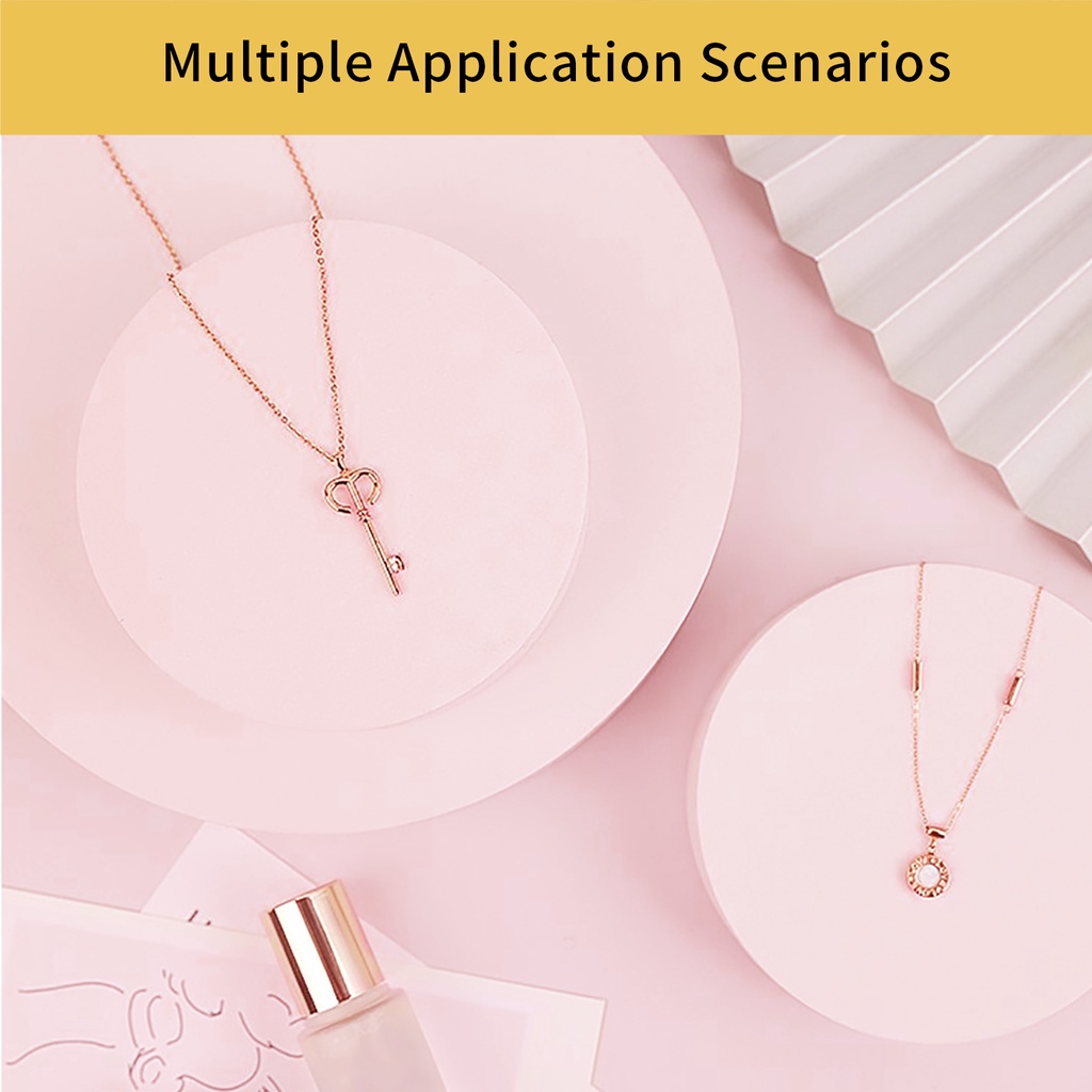 Set 6 khối hình học SELENS màu trắng nhiều kích thước làm đạo cụ chụp ảnh sản phẩm