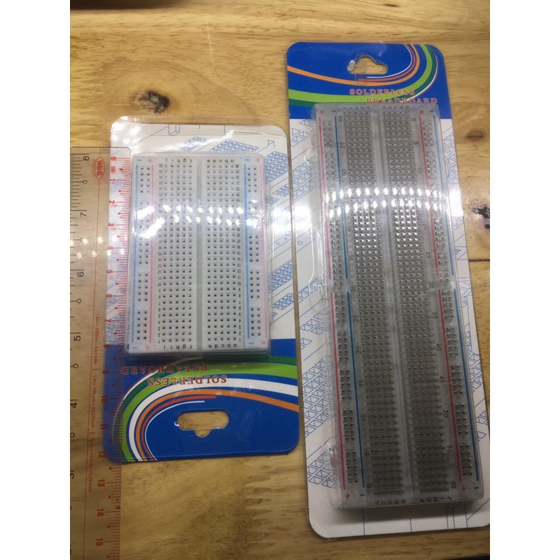 Test board . bread board 165x54mm - 830 lỗ . 85x55mm 400 lỗ