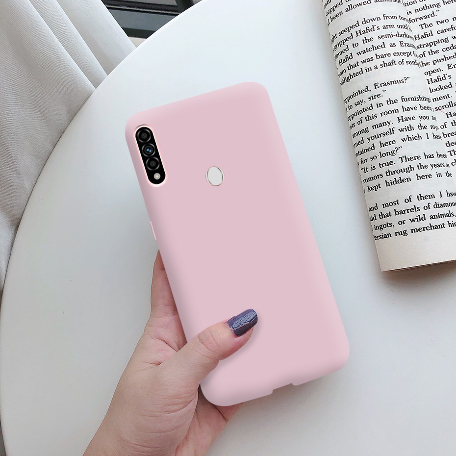 Ốp điện thoại màu trơn bề mặt nhám bảo vệ cho Oppo A31 2020 Oppoa31 Cph2015 Cph2073 Cph2081