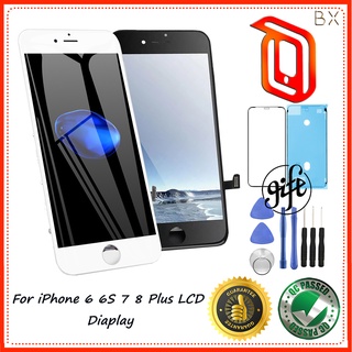 Dành cho iphone 6 6s 7 8 plus màn hình lcd với màn hình hoàn hảo ❥ ❈ bộ số hóa màn hình cảm ứng lớp aaa + + + màn hình