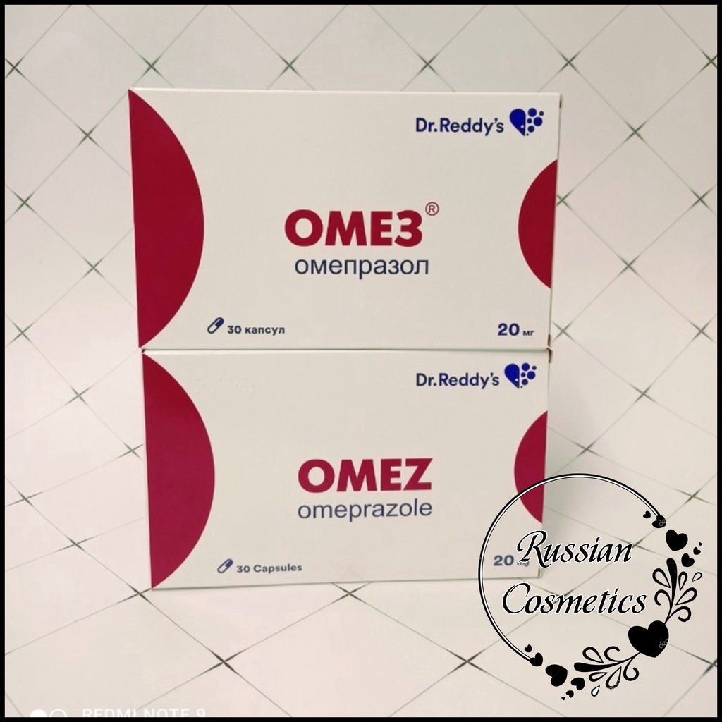 Sản phẩm Dạ dày Omez 20mg hộp 30v chính hãng của Nga