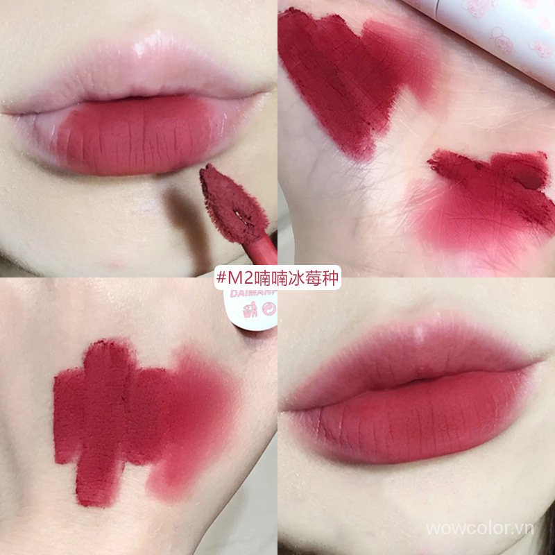[Hàng mới về] Son Môi 6 Màu Tùy Chọn Chống Thấm Nước Thương Hiệu