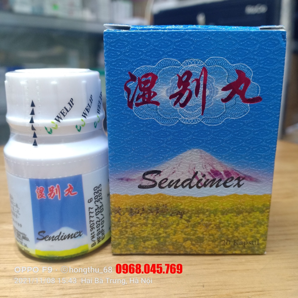 THẤP BIỆT HOÀN SENDIMEX lọ 20 viên - Giảm đau, giúp làm thông các mạch máu ở đốt sống
