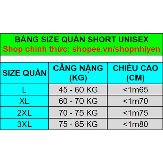 Quần short quần đùi nam