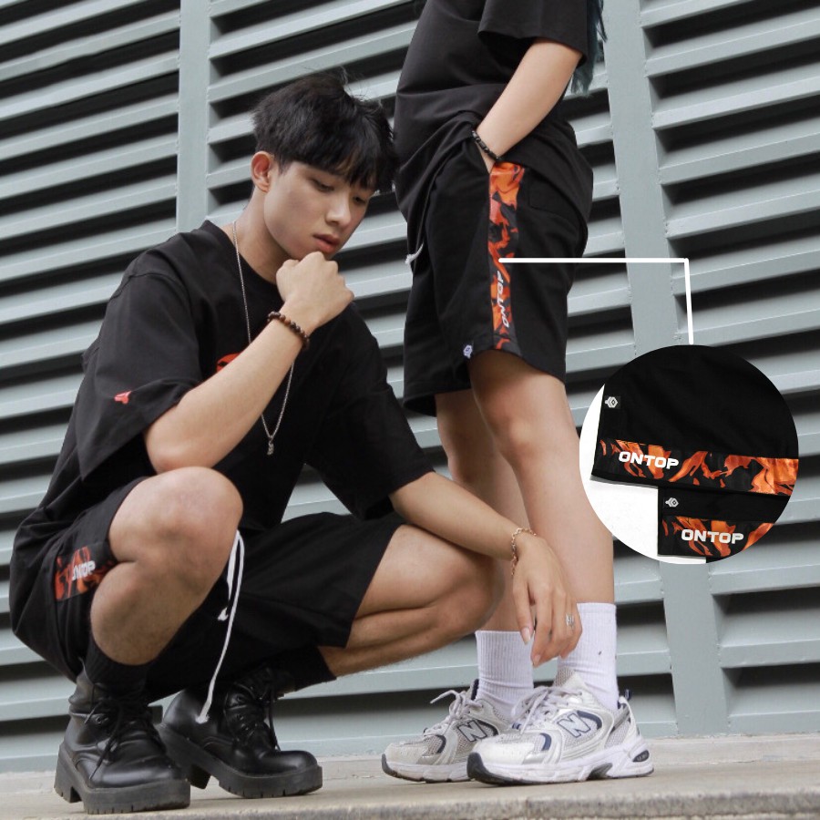 Freeship] Quần short kaki Fire Track local brand ONTOP | Shopee Việt Nam