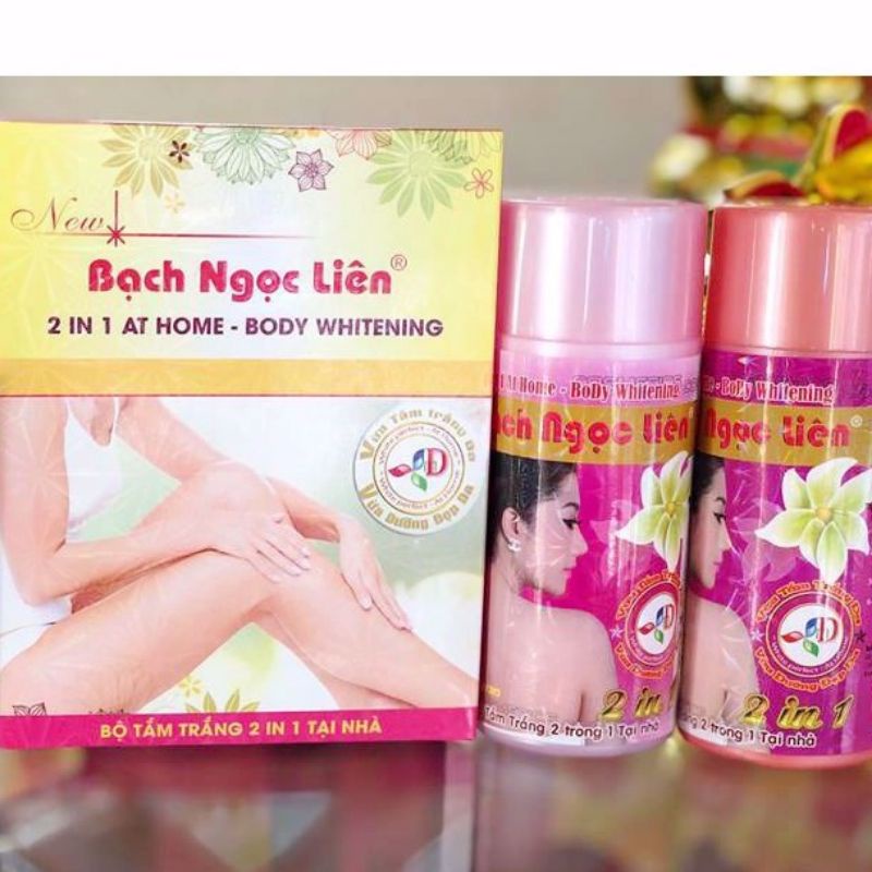 Tắm trắng body Bạch Ngọc Liên 2in1 tại nhà