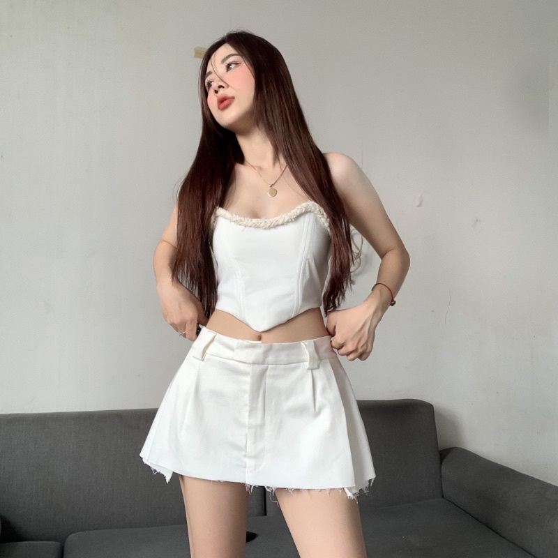 SẴN✨Áo Croset “SECRET top” —— sau lưng đan dây