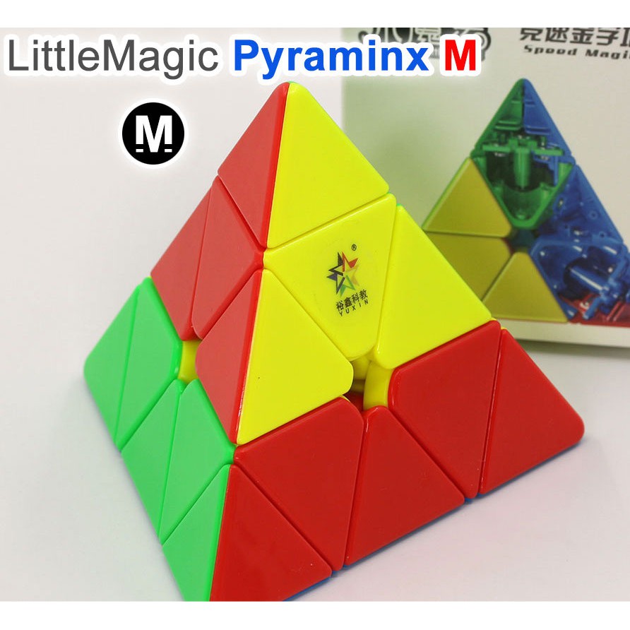 Yuxin Little Magic Pyraminx M (Có Nam Châm) Rubik Tam Giác Rubik Biến Thể 4 Mặt