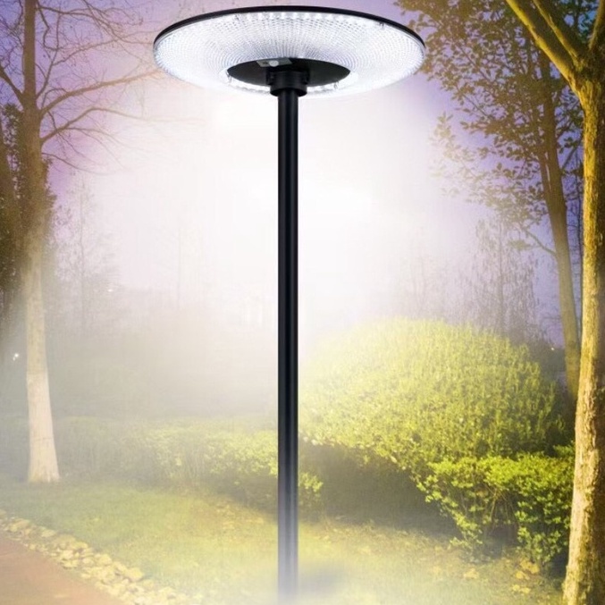 Đèn năng lượng mặt trời đĩa bay UFO công suất 300W, Đèn chiếu sáng sân vườn UFO 200W, Bảo hành 2 năm tiêu chuẩn IP67