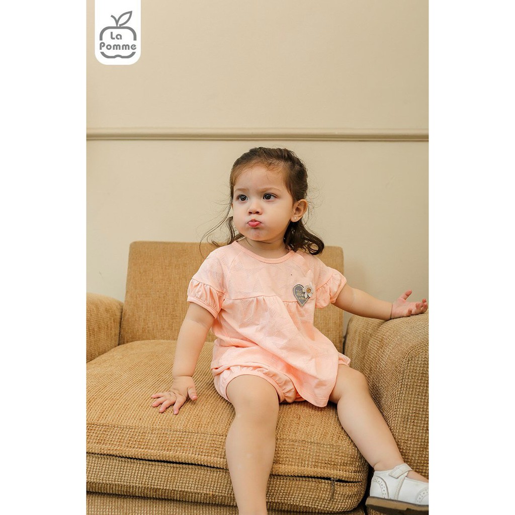 Bộ cộc tay Lapomme bé gái Babydoll (2 màu)