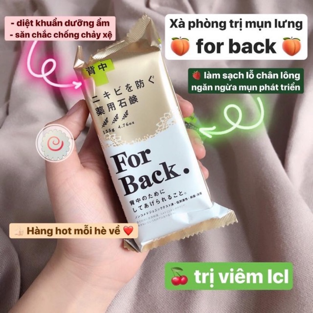 Xà phòng trị mụn lưng For Back