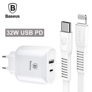 Bộ cáp sạc nhanh iphone macbook baseus type c pd 3.0 32w