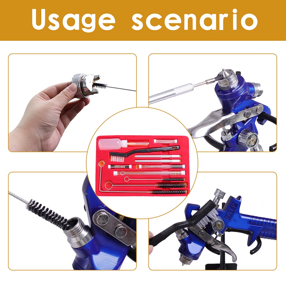 Bộ 23 Dụng Cụ Vệ Sinh Súng Phun Sơn Mini Tiện Dụng