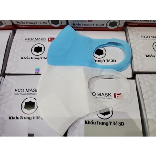 HỘP 10cái KHẨU TRANG ECO MASK 3D - Dùng được nhiều lần.