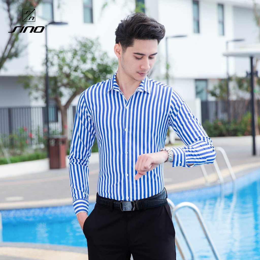 (TRỢ GIÁ) Áo Sơ Mi Nam Dài Tay - Vải Lụa 3D Không Phai, Không Xù Cao Cấp AD00008 | BigBuy360 - bigbuy360.vn