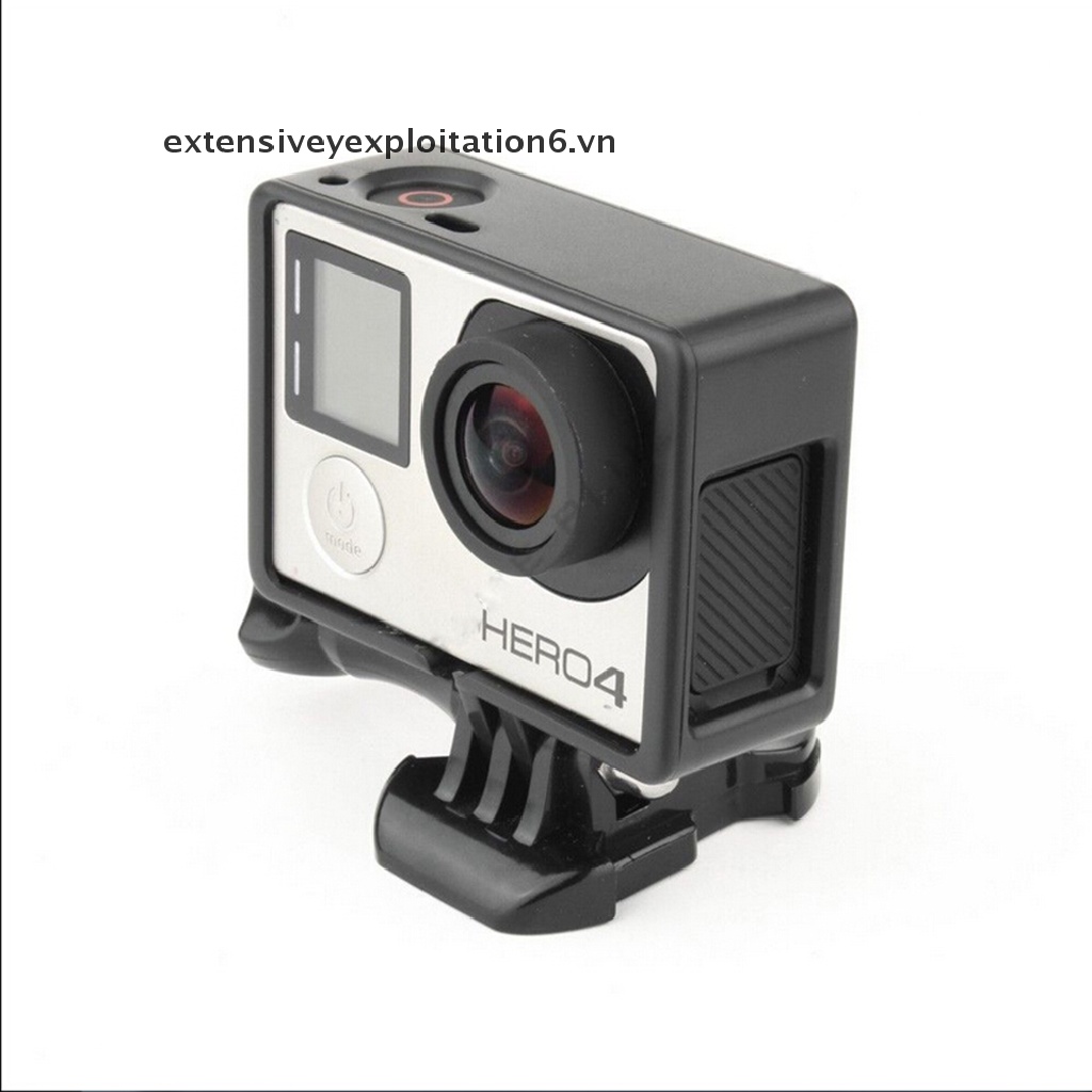 Khung Bảo Vệ Màu Đen Tiêu Chuẩn Cho GoPro Hero 3 Hero 3 + Hero 4 E6VN