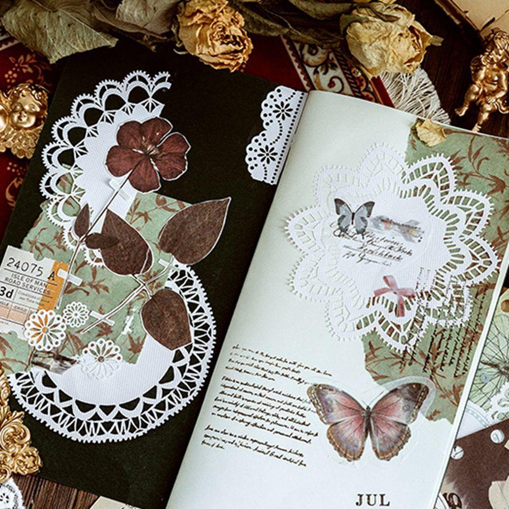 YIYU Giấy Thủ Công Dạng Ren Rỗng Dùng Trang Trí Album Ảnh / Sổ Lưu Niệm