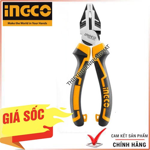 Kìm răng (điện) cao cấp INGCO HHCP28180 | 7"
