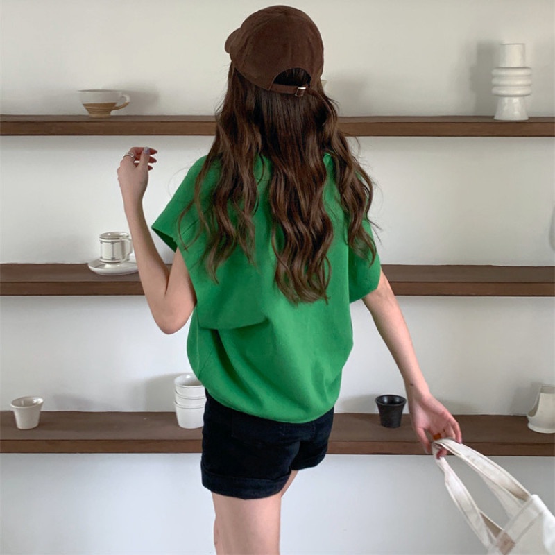 Áo Thun SáT NáCh Cổ Chữ V ThờI Trang Cho Nữ