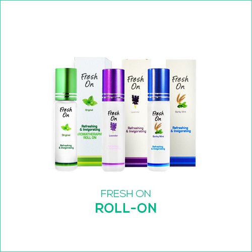 Dầu gió Con Ó Singapore Fresh On dạng lăn 8ml