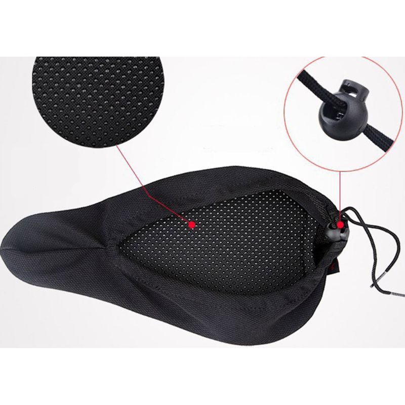 Vỏ bọc yên xe đạp 3D mềm mại dày dặn chống nước chống bụi