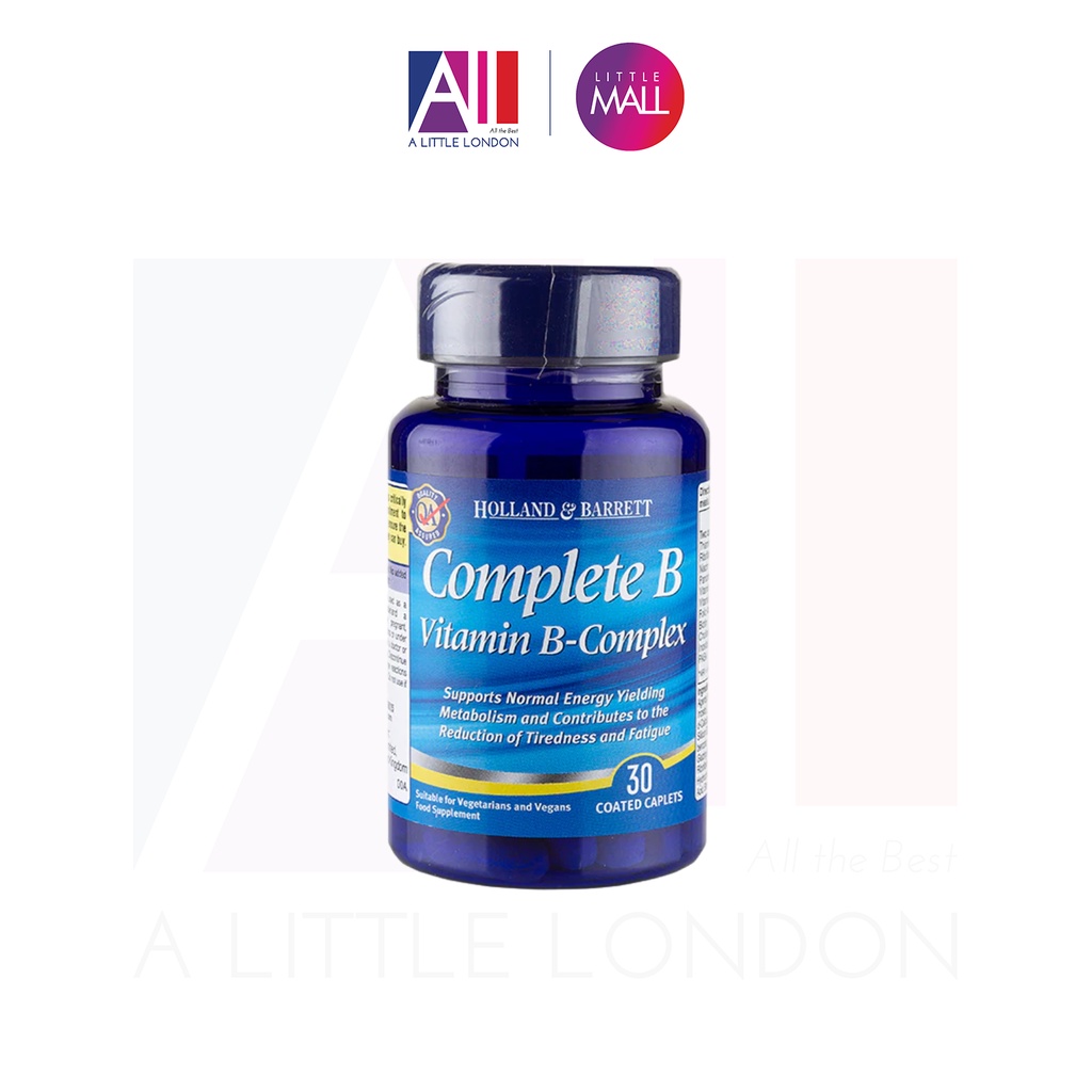 [TOP 1 SHOPEE] 100 Viên uống bổ sung vitamin B Holland &amp; Barett Vitamin B - Complex (Bill Anh)