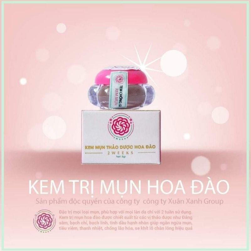 Kem Mụn Thảo Dược Hoa Đào 2 Weeks