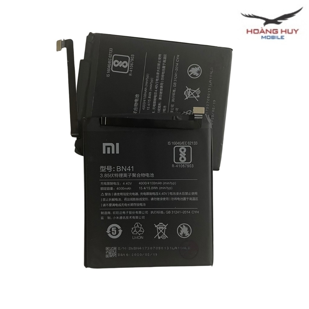 Pin Redmi Note4 BN41 Dung Lượng 4100mAh Hàng Zin Nhập Khẩu Bảo Hành 6 Tháng 1 Đổi 1