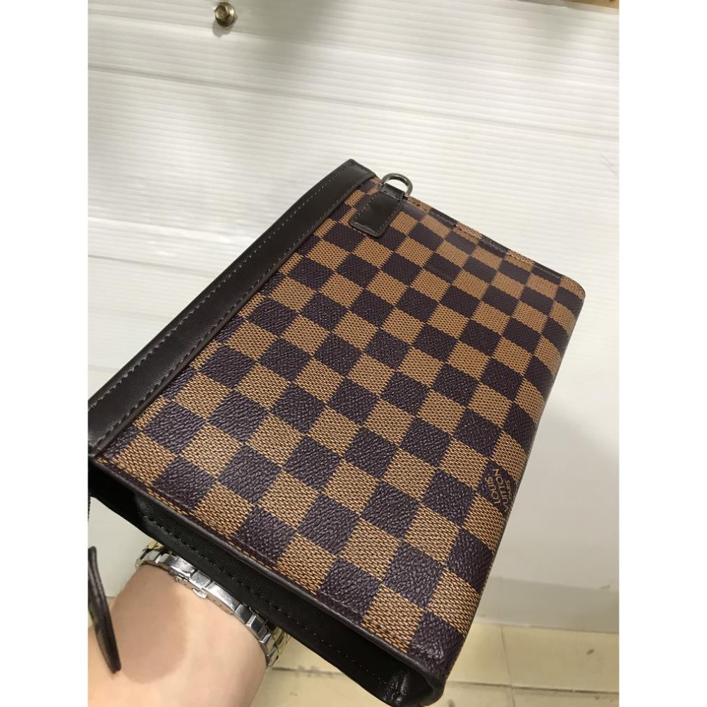 Clutcch Túi Cầm Tay, Bóp, Ví Da Cầm Tay Gucci, LV Siêu Đẹp Dáng To, da thật, khóa kéo chắc chắn Cho Cả nam Và nữ | BigBuy360 - bigbuy360.vn