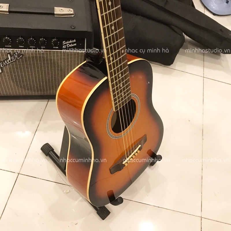 Đàn Guitar Acoustic SX DG-27 W/B  chính hãng, âm thanh hay