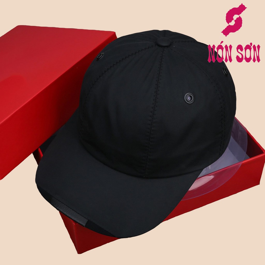 Nón Sơn Logo 96 Đen - NS025