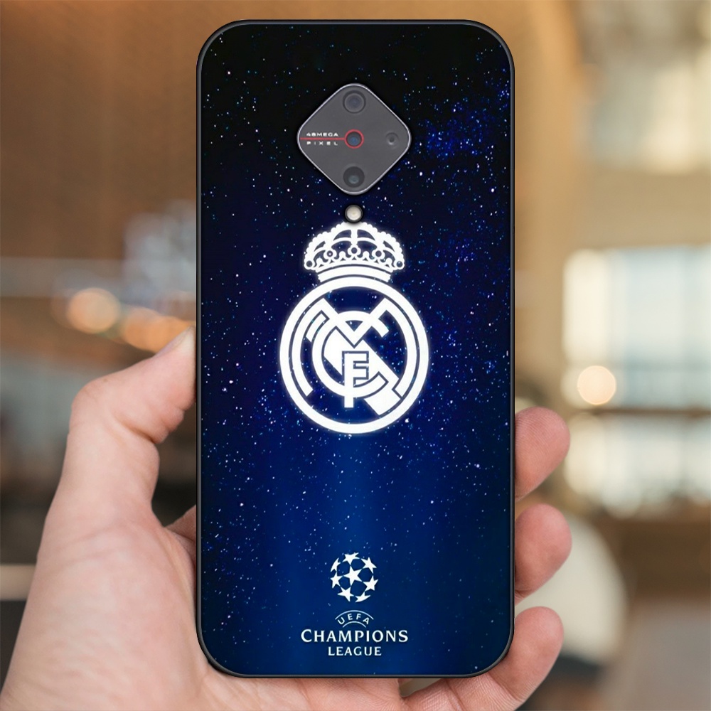 Ốp lưng Vivo S1 Pro viền đen in hình Real Madrid