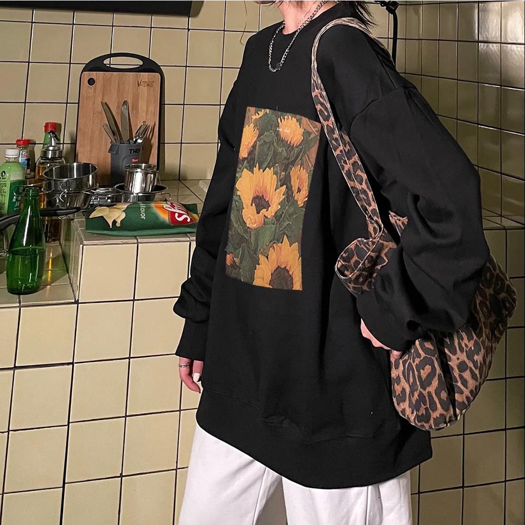 NRVP Áo Thun Nữ Dài Tay Cổ Tròn Thời Trang Hàn