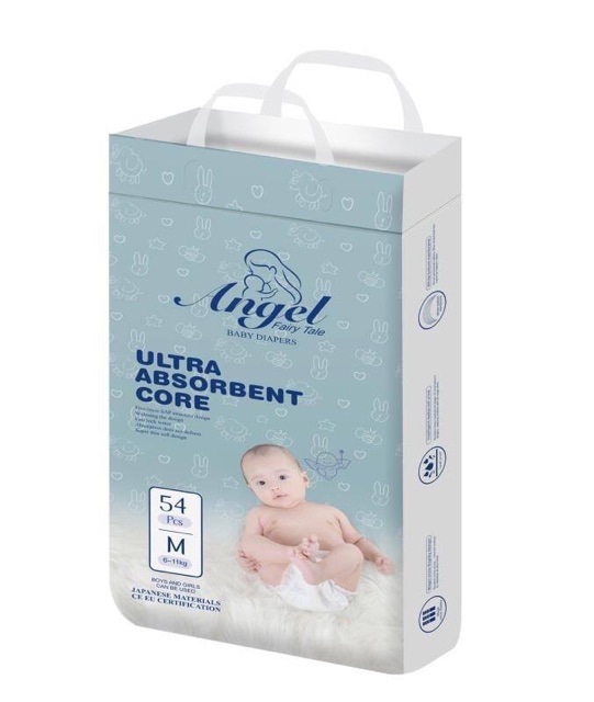 Bỉm Dán/Quần ANGEL bình dân Ultra Absorbent đủ size NB62, S58, M54, L50, XL46, M38, L36