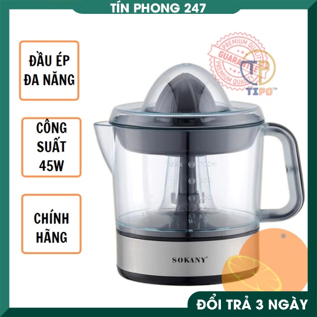 Máy Vắt Cam, Ép Nước Cam SOKANY 45W - Hàng Nội Địa Trung