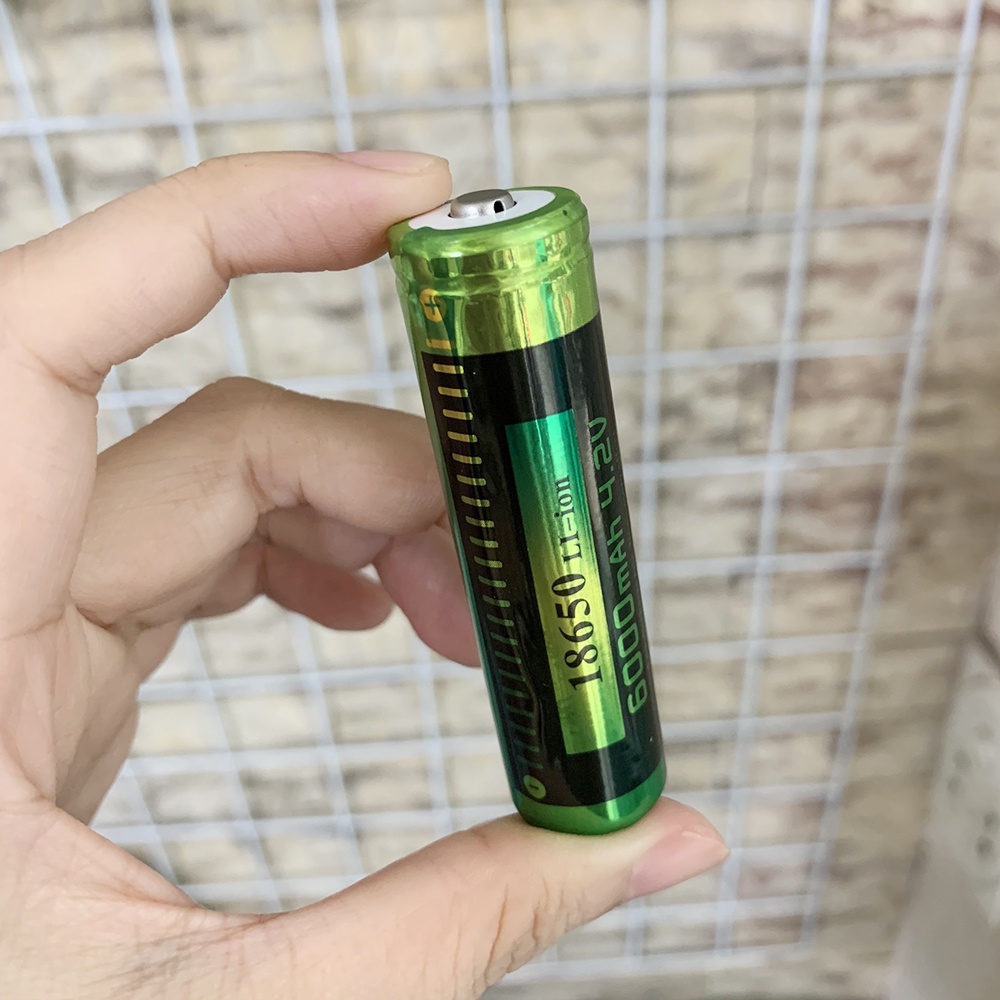 Pin sạc 18650 Li-ion Akasha dung lượng 6000mAh 4.2V chính hãng