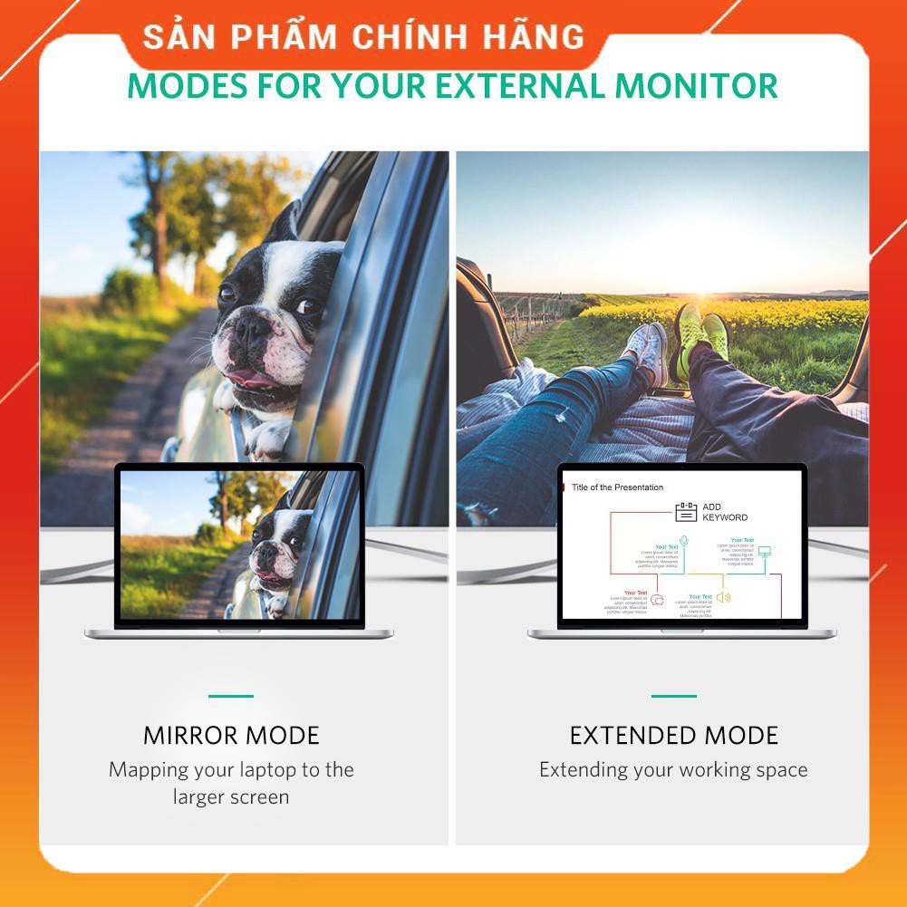 Cáp chuyển đổi USBC sang HDMI 4K UGREEN MM121 Hãng phân phối chính thức dailyphukien